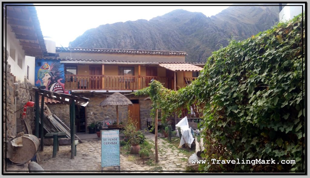 Photo: Inka Wasi Hostal Courtyard with Living Quarters in the Background