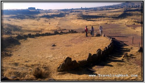 Photo: Intiwatana - Ceremonial Circular Structure Build by the Incas