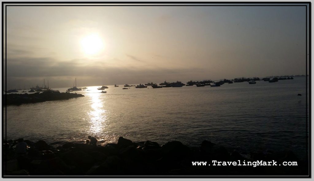 Photo: Sunset at La Punta with Boats and Yachts on Water