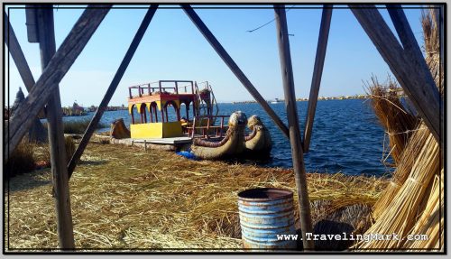 Photo: Type of Boat Referred to As Mercedes Benz Is Used by Locals on Uros Islands to Trick Visitors Into Paying 10 Extra Soles for a Ride