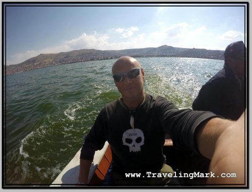 Photo: Motorboating It Through Lake Titicaca to Floating Islands of Uros