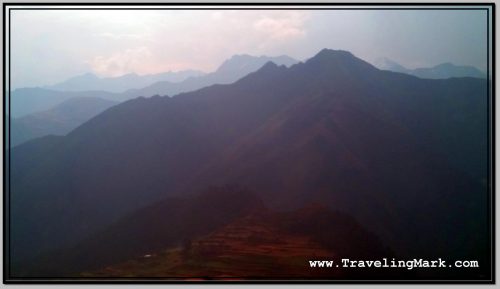 Photo: Scenic Mountainous Terrain on Road Between Cusco and Lima