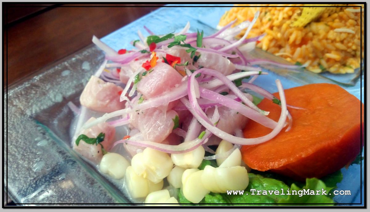 Eating Peruvian Ceviche for the First Time