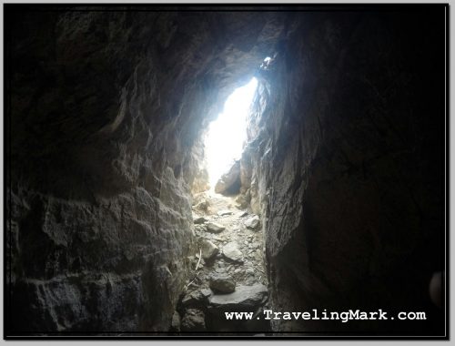 Photo: Cave in the Back of Pinkuylluna Mountain