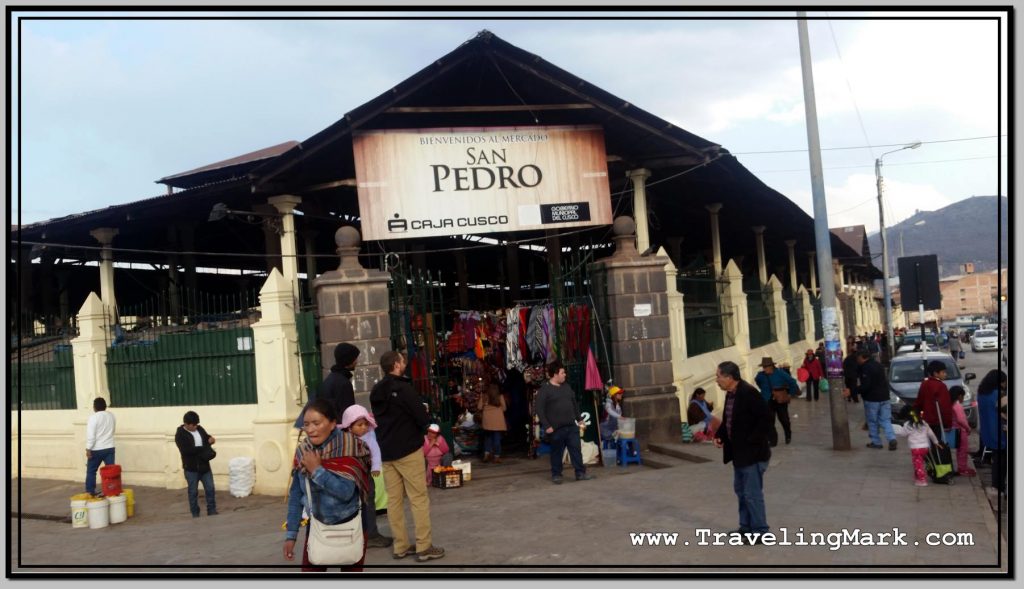 Photo: Main Entrance to San Pedro Market in Cusco