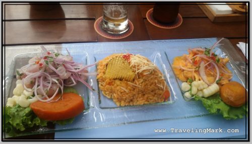 Photo: Triple Ceviche Platter from El Chef y El Mar Restaurant in Lima, Peru