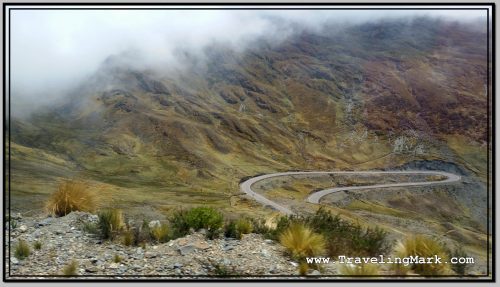 Photo: Tight Bends Were the Only Way to Drive Up the Mountain Pass