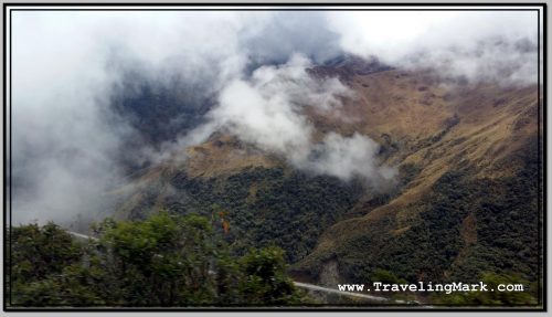 Photo: Cloud Veil on Hills with Road