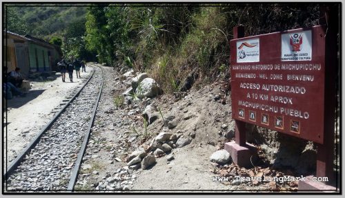 Photo: This Is the Upper Trail That Actually leads to Aguas Calientes