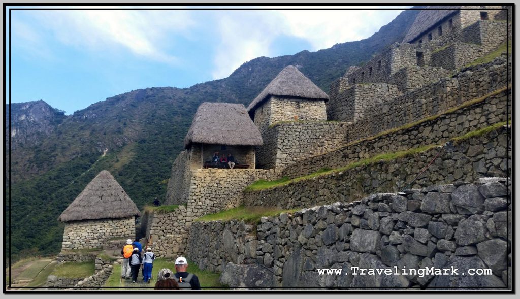 Photo: Common House Close to the Exit from Machu Picchu