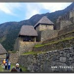 Photo: Common House Close to the Exit from Machu Picchu