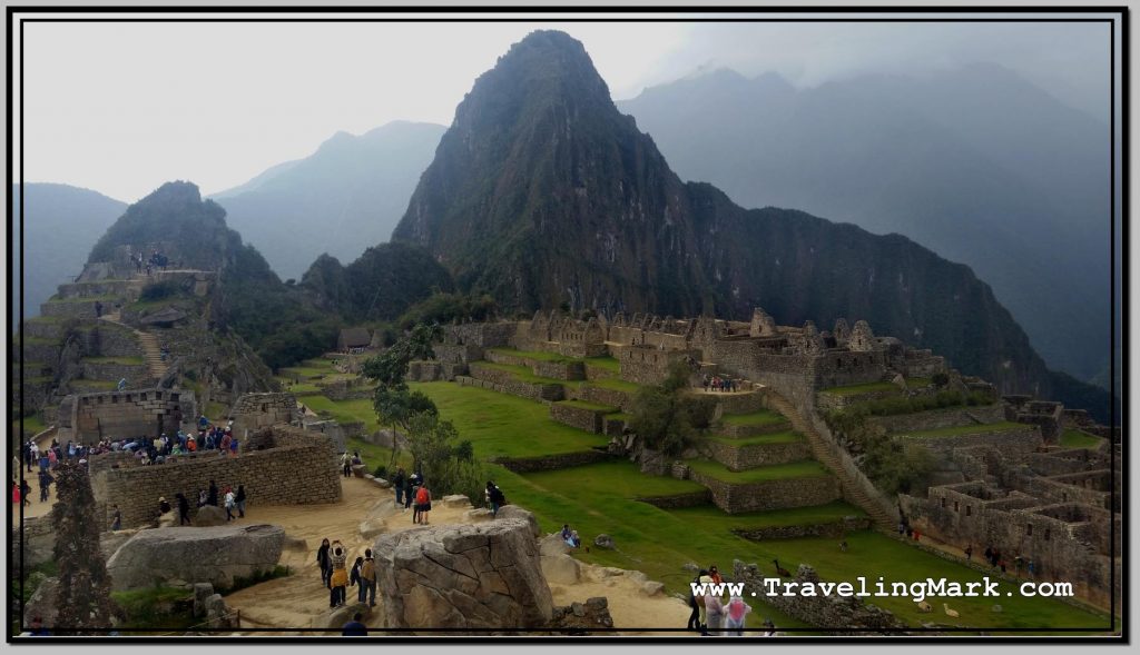 Photo: Dark Rainy Clouds Surround Machu Picchu