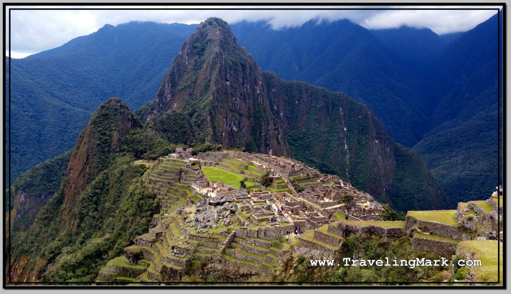 Photo: View of Machu Picchu from Far West and Up Within the Compound