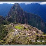 Photo: View of Machu Picchu from Far West and Up Within the Compound