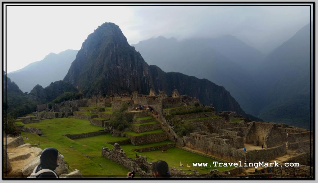 Photo: Huayna Picchu Peak in Front of Gloomy Clouds