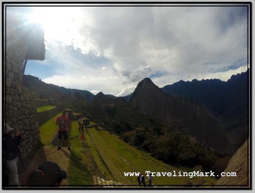 Photo: Clouds Broke Up Before the End of Allocated Time to Visit Machu Picchu, But I Was Not Allowed Back to Use Up the Time I Paid For