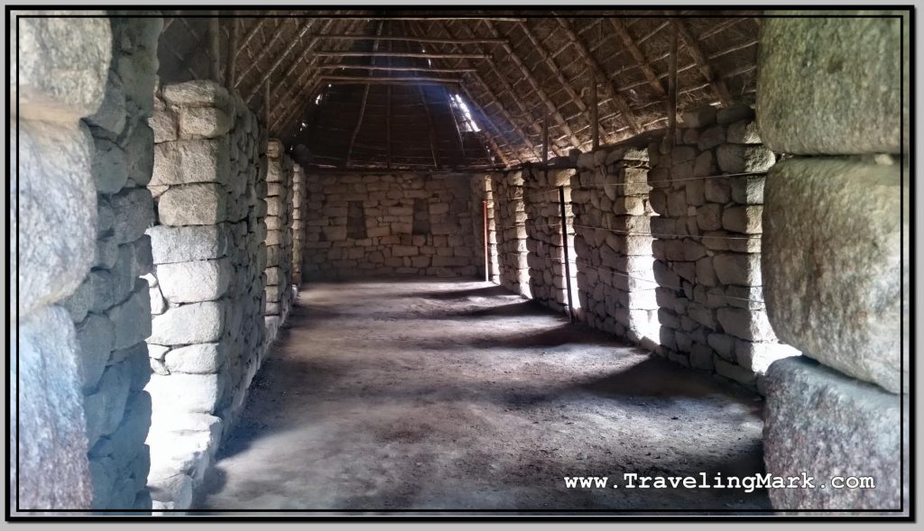 Photo: Interior of Common House at Machu Picchu