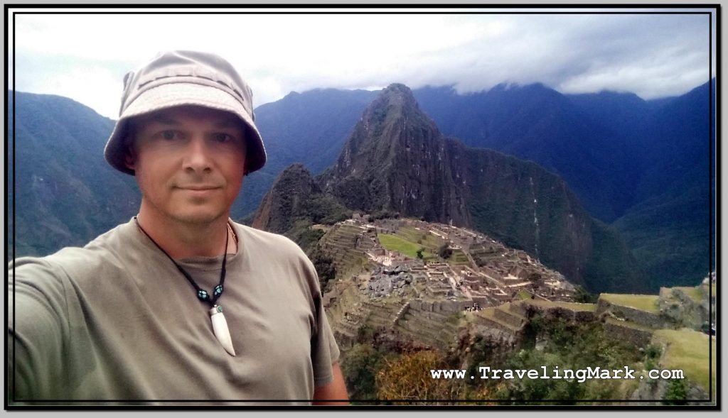 Photo: Machu Picchu Selfie from Up on Agricultural Terraces