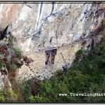 Photo: Gate Seen on the Left Prevents Access to the Inca Bridge Seen in Center