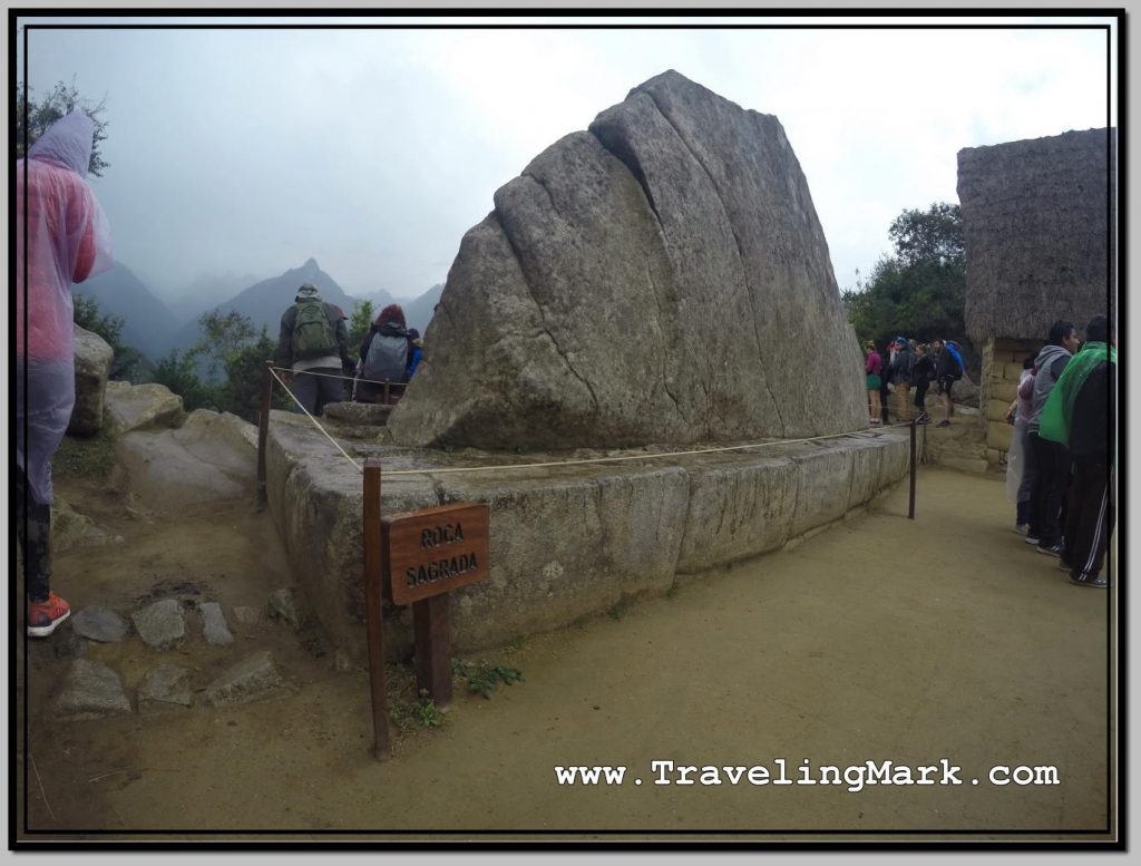 Photo: There Is Similar Looking Rock in Ollantaytambo with Same Orientation as Machu Picchu Roca Sagrada