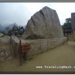 Photo: There Is Similar Looking Rock in Ollantaytambo with Same Orientation as Machu Picchu Roca Sagrada