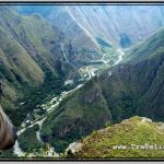 Photo: View of Hidroelectrica from the Inca Bridge